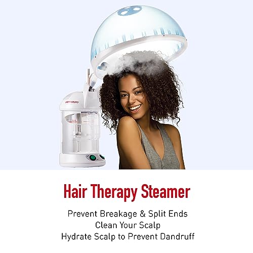 RED Pro 2-in-1 Hair & Facial Steamer for Deep Hydration