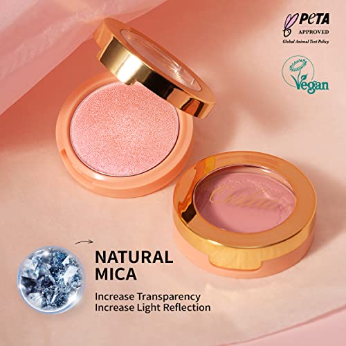 Oulac Purple Blush for Cheeks Blush Makeup| Highly Pigmented Cream| Natural Matte Finish| Shape & Highlight Face| Cruelty-Free with Rose Oil| N20 Believe 4.8g