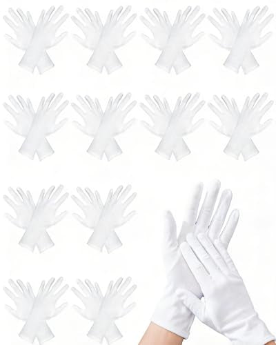 24 Pcs Cotton Moisturizing Gloves for Eczema Relief and Sleep