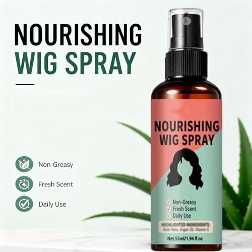 Frizz Control Wig Spray - Nourishing & Quick-Drying Formula 55ml