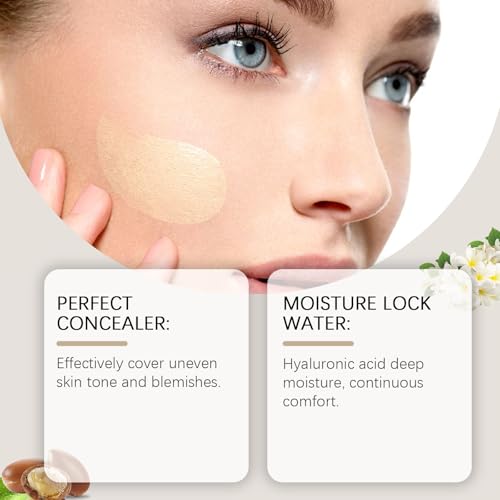 Moisturizing DD Cream Concealer with Brush - All Skin Types