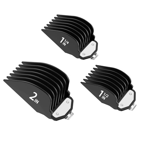 Wahl Clipper Guards Set - 3 Cutting Lengths with Metal Clips