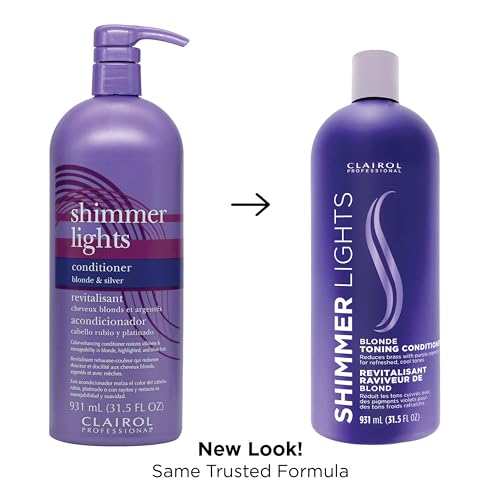 Clairol Shimmer Lights Purple Conditioner for Blonde & Silver Hair