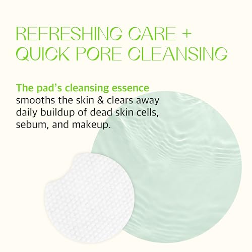 KLAVUU PHYTONCIDE QUICK CLEANSING PAD ? Gentle Makeup Remover, Deep Pore Care, Soothing & Moisturizing Formula, Hypoallergenic, Ideal for Sensitive Skin - 100 Count