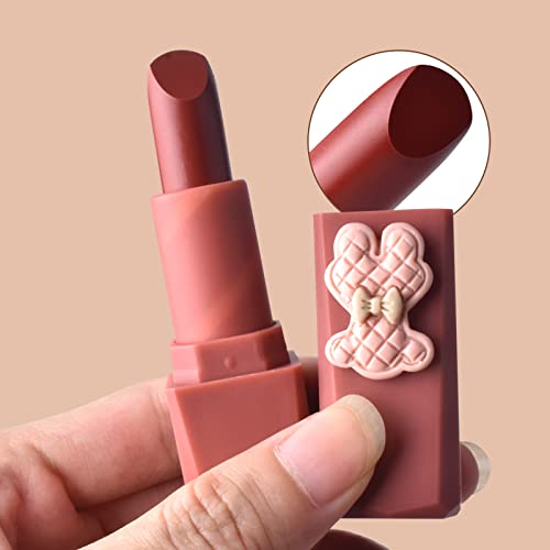 Semi Matte Velvet Lipstick - Long Wearing Waterproof Lip Stain