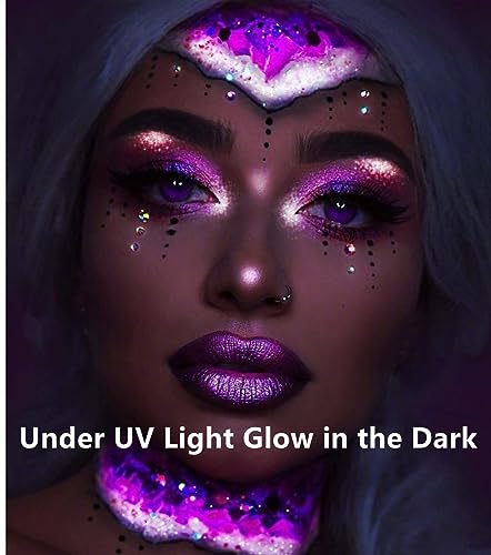 Go Ho Neon Purple UV Blacklight Face Paint 70ml