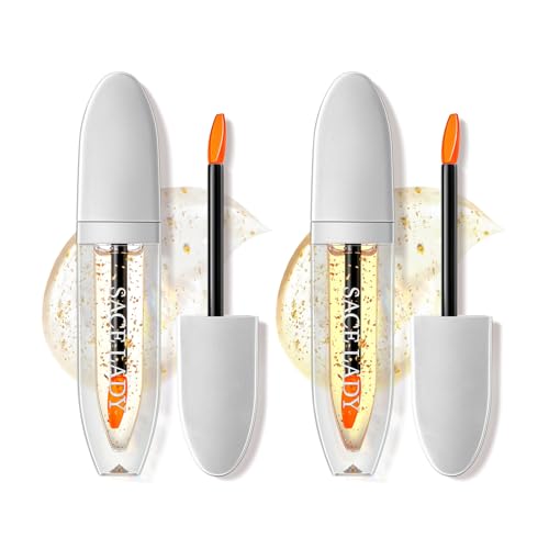 SACE LADY Tinted Lip Oil Set - Hydrating Lip Plumping Serum