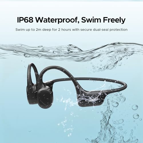 DOOGEE Bone Conduction Headphones - IP68 Waterproof for Swimming