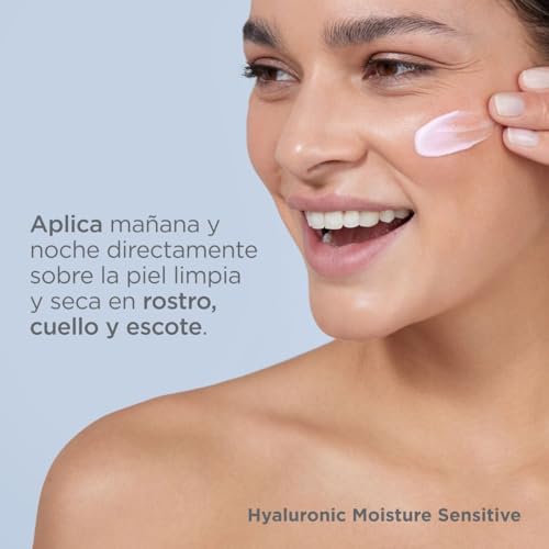 ISDIN Isdinceutics Hyaluronic Moisture Sensitive Skin Calming Daily Face Moisturizer with Hyaluronic Acid 1.76 OZ