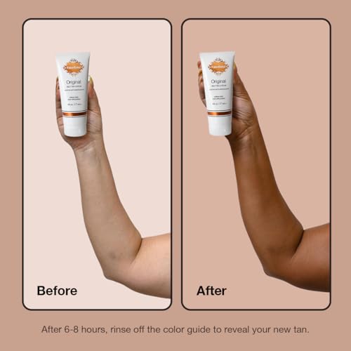Fake Bake Original Self-Tanning Lotion ? Lasting, Natural-Looking Sunless Tanner for All Skin Tones ? Streak-Free, Buildable Color for Women & Men ? 6 oz