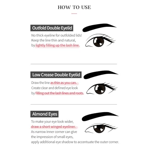 ETUDE OH M'EYE LINE liquid eyeliner - Brown, Intense Precision Liquid Eyeliner, Vivid, Deep Color, Smudge Proof, Long Lasting, Korean Makeup, Kbeauty, Perfect for Gift