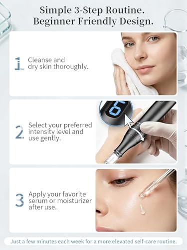 0.25mm Skin Roller Pen for At-Home Facial Care - IVONEX