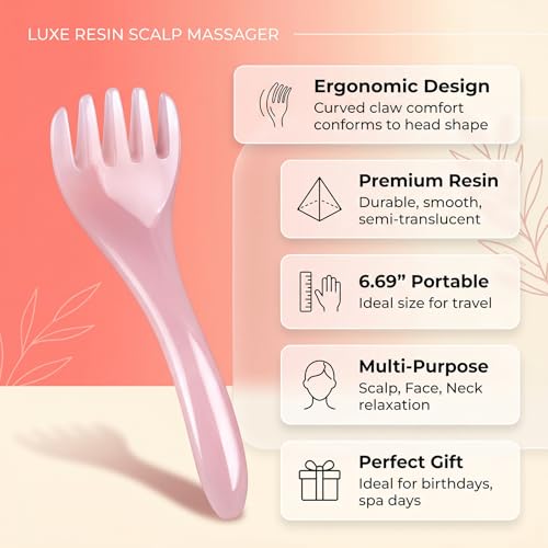 Lanjiesh Scalp Massager 2-Piece Set for Hair Growth & Relaxation
