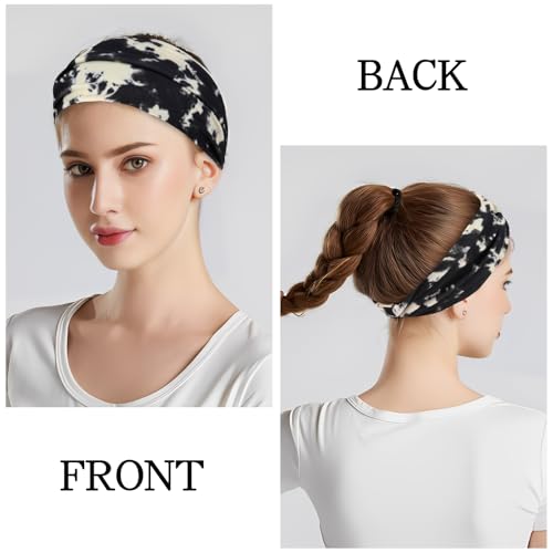 Wide Knotted Headbands for Women – Stretch, Non-Slip