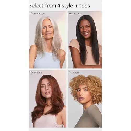 T3 Featherweight StyleMax Professional Ionic Hair Dryer with Custom Heat Automation & 4 Attachments,Fast Drying,Lightweight with 5 Heat & 3 Speed Settings,2 Concentrators,Diffuser & Smoothing Comb