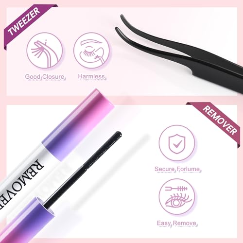 140PCS Lash Clusters Eyelash Extensions Kit 9-15mm D Curl