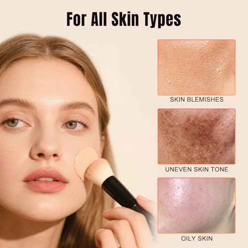 Supreme CC Waterproof Concealer Cream, Creme All-Over Complexion Perfector, Hydrating Full Coverage Concealer, Long-Lasting CC Cream Foundation, Transfer-Resistant Skin Tint