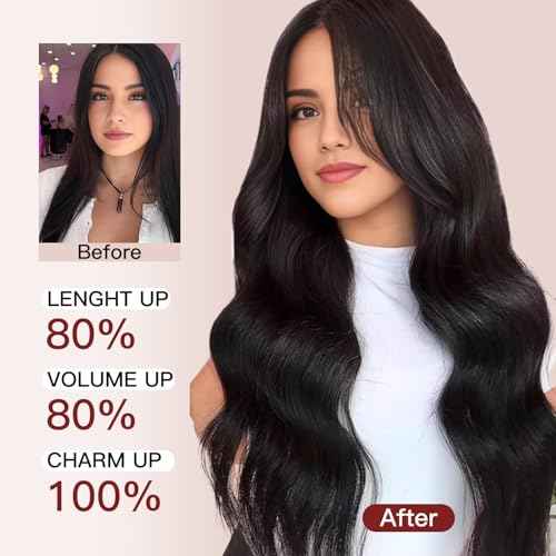 LOVELINE Clip in Hair Extensions Real Human Hair, 100% Remy Human Hair Extensions Clip Ins for Women, 7Pcs 14Inch 120g, Light Blonde Highlighted Golden Blonde