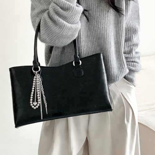 YIHONGYAN Design A03 Silver Heart Bag Charm & Keychain for Handbags & Backpacks