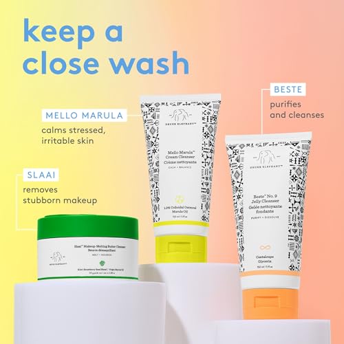 Drunk Elephant Beste No. 9 Jelly Cleanser - 150 ml/5 fl oz - Travel-Size Gel Face Wash - Clean Clinical Skincare - Cruelty-Free - Dermatologist-Tested - Free of Essential Oils, Silicones & Fragrance