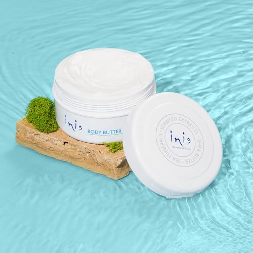 Inis the Energy of the Sea Rejuvenating Body Butter - Scented Body Cream for Women and Men - Seaweed Enriched Shea Butter Moisturizer (10.1 fl oz)