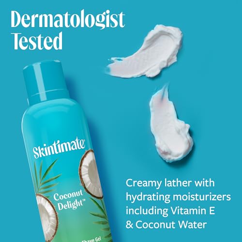 Skintimate Coconut Delight Shave Gel for Women, 3 Pack | Shaving