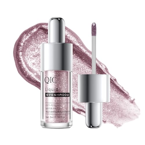 QIC Liquid Glitter Eyeshadow - Pink Crystal Shimmer