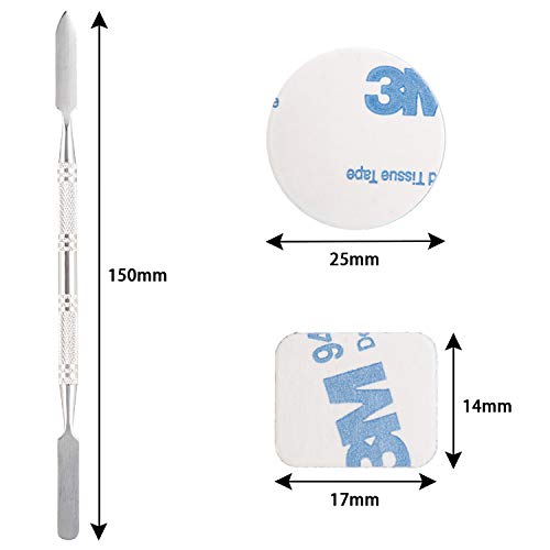 Allwon 100Pcs Metal Stickers for Magnetic Eyeshadow Palette
