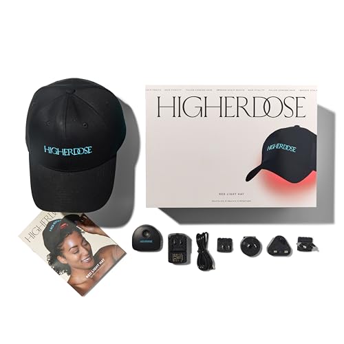 HigherDOSE Red Light Therapy Hat for Hair Growth & Scalp Health