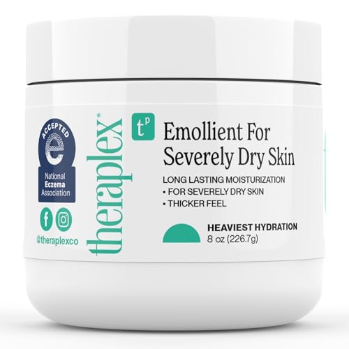 Theraplex Emollient - Long Lasting Skin Barrier Protection for Severe Dry Skin, No Parabens or Preservatives, Noncomedogenic and Hypoallergenic, Dermatologist Recommended