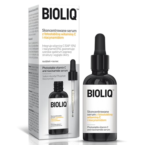 Bioliq - Pro Photostable Vitamin C & Niacinamide Serum - with Green Fruit Extract and 10% SAP Concentration - For Radiant and Supple Skin - 20ml