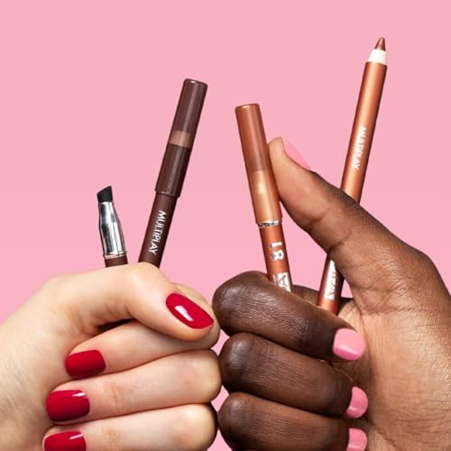 Pupa Milano Multiplay Eye Pencil - Creamy, Blendable Eyeliner With Smudge Tip - Long Wearing, Glamorous Intensity - Smooth And Lasting Color Liner For Waterline Or Lid - 72 Mahogany Heart - 0.04 Oz