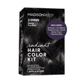 Madison Reed Radiant Hair Color Kit - 100% Gray Coverage, Soft Black