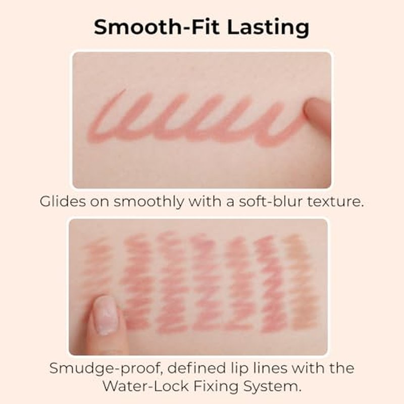 BBIA Nudy Lip Pencil - Long-Lasting Lip Liner, 3.5mm Precision Tip