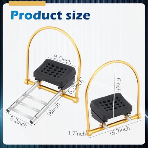 Salon Water Circulation Head Spa Rack with Pillow - Stainless Steel, Fits Most Beds & Sinks