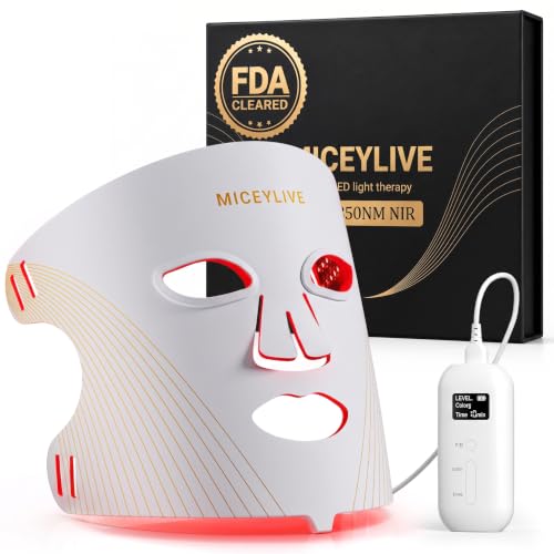Red Light Therapy LED Face Mask for Acne & Fine Lines