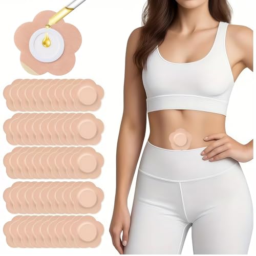 Castor Oil Patches – FDA/CE Certified Self-Adhesive Belly Button