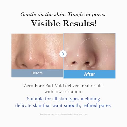 Medicube Zero Pore Pads Mild 70 Count - Gentle Exfoliating Toner for Sensitive Skin