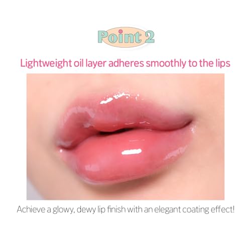 ETUDE Over Glowy Lip Gloss #2 Cotton Candy | Non-Sticky