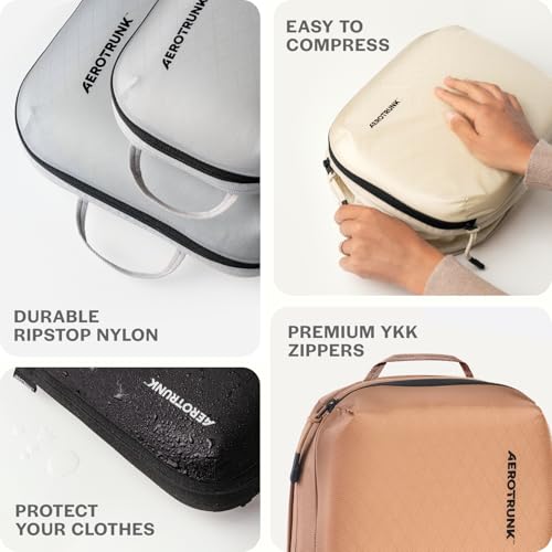 Aerotrunk Ultralight Compression Packing Cubes 6-Pack