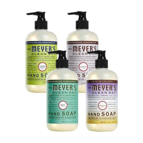 Mrs. Meyer's Clean Day Hand Soap Variety Pack, 4x12.5oz