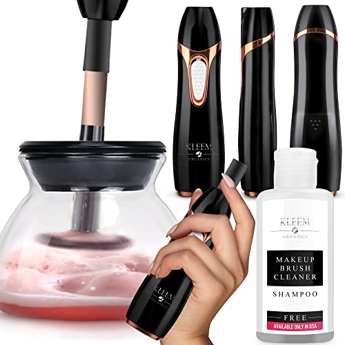 Kleem Electric Makeup Brush Cleaner Machine | Automatic Washer & Dryer
