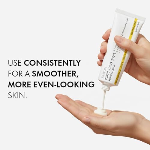 EELHOE Pores + Dark Spots Refining Cream with Arbutin, Niacinamide, Tranexamic Acid & Melazero | Pore-Minimizing, Gentle & Hydrating Daily Moisturizer, Suitable for Sensitive Skin, 50g (1 Pack)
