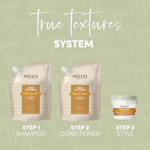 Mizani True Textures Cream Cleansing Conditioner, With Coconut Oil, Paraben & Sulfate-Free. For Curly Hair