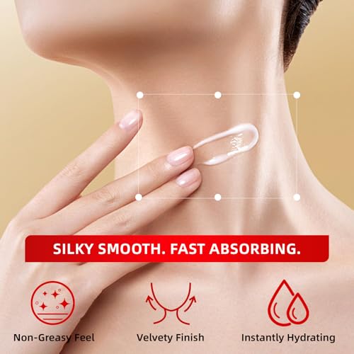Neck Cream - Retinol & Collagen Neck Firming Cream for Wrinkles, Moisturizing and Anti-Aging, Perfect for Neck & D?collet? Skin Care - 1.76 fl.oz