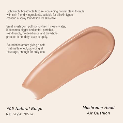 Mushroom Head Air Cushion BB Cream Foundation - Medium Beige