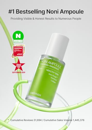 Celimax Noni Energy Ampoule 1.01 fl oz - Hydrating & Smoothing Serum for Sensitive Skin