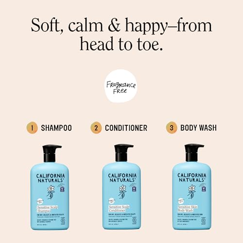 California Naturals Sensitive Skin Body Wash with Aloe & Chamomile - 16.5 oz, Pack of 2