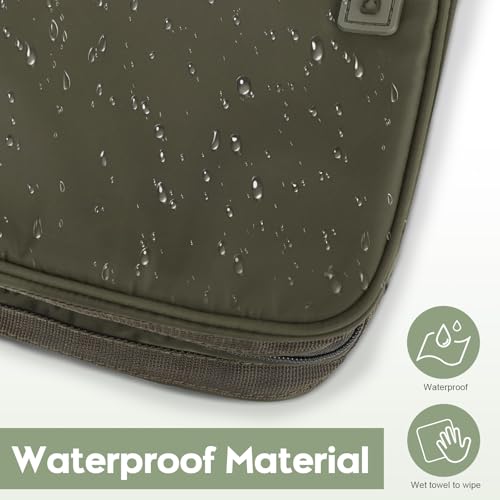 Hanging Toiletry Bag for Men, Toiletry Travel Bag Water-proof Travel Makeup Bag Cosmetic Organizer Shaving Bag Door Room Essentials for Accessories, Shampoo, Full Sized Container, Toiletries