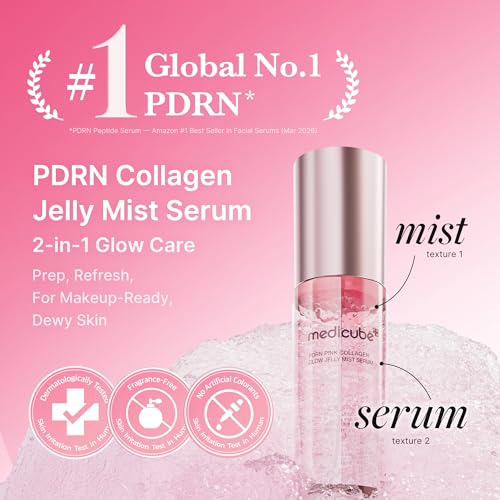 Medicube Jelly Mist Serum with Pink PDRN Collagen 2.02oz